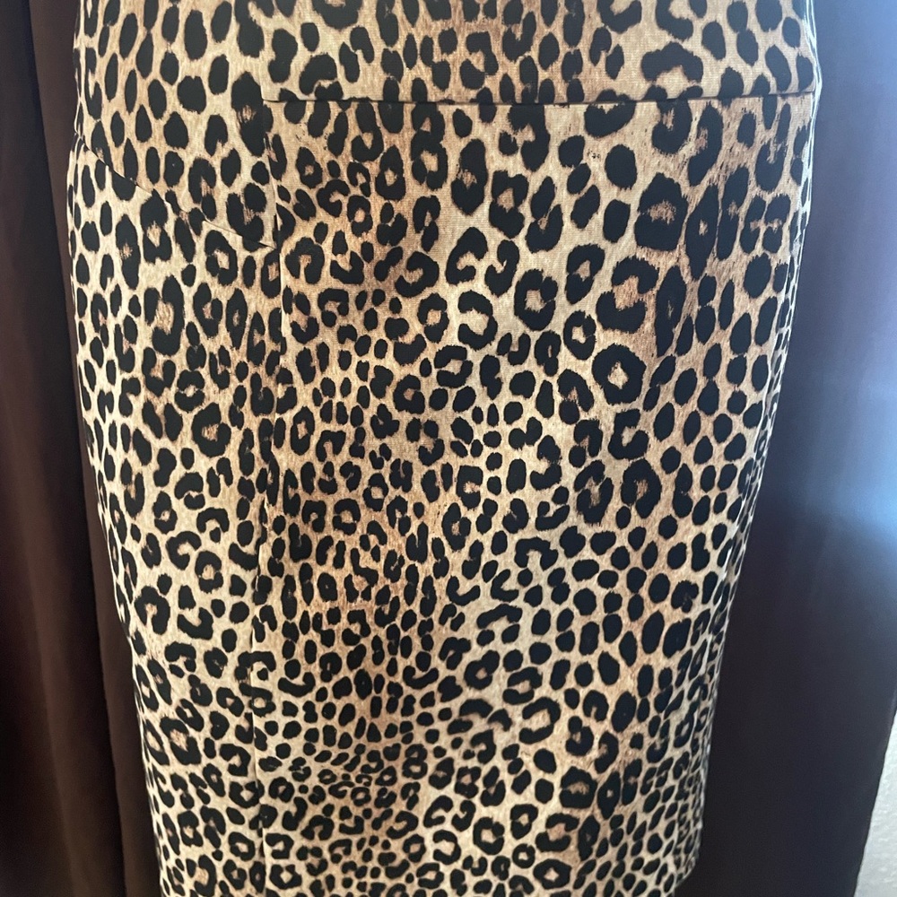 Michael Kors Medium Leopard Skirt